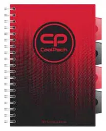 kolozeszyt-b5-100k-kratka-coolpack-cranberry