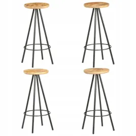 stolki-barowe-4-szt-surowe-drewno-mango