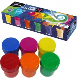 farby-plakatowe-12-kolorow-20-ml-kidea-44085