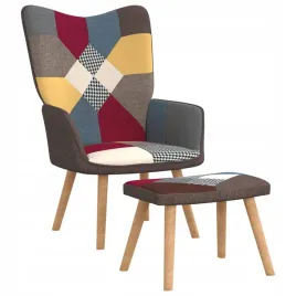 fotel-z-podnozkiem-patchwork-obity-tkanina