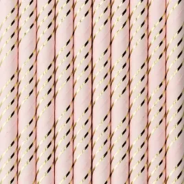 rurki-papierowe-do-picia-rozowy-ze-zlotymi-paskami