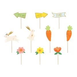 toppery-na-piku-zestaw-do-szukania-jajek-zajac-kwiatki-na-wielkanoc-10szt