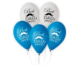 balony-lateksowe-niebieskie-biale-best-dad-ever-prezent-dzien-ojca-5szt