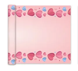 papierowy-bieznik-na-stol-rozowy-serca-walentynki