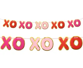 girlanda-baner-papierowa-xoxo-czerwony-rozowy-2m