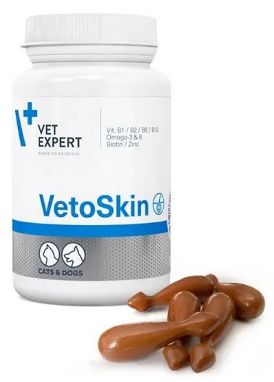 suplement-dla-psow-i-kotow-z-problemami-skory-i-siersci-vetoskin-90-sztuk