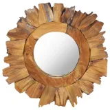 lustro-scienne-40-cm-drewno-tekowe-okragle