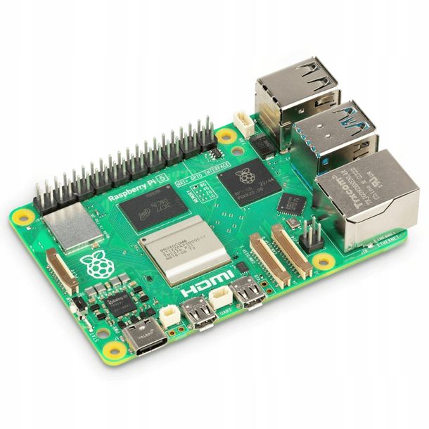 Raspberry Pi 5 8GB RAM WiFi 2.4/5 Ghz PCI Express Ethernet 1Gb/s 4xUSB nowa