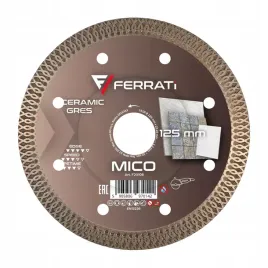 tarcza-diamentowa-tnaca-125mm-mico-ferrati-do-gresu-dluga-zywotnosc