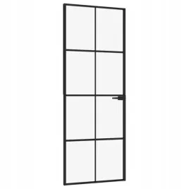 drzwi-wewnetrzne-czarne-76x2015-cm-szklo-i-aluminium