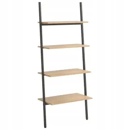 regal-drabina-z-4-polkami-jasnobrazowo-czarny-64