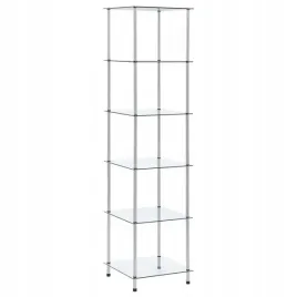 6-poziomowy-regal-przezroczysty-40x40x160-cm-szklo-hartowane
