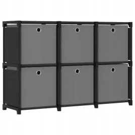 regal-z-6-przegrodami-pudelka-czarny-103x30x7