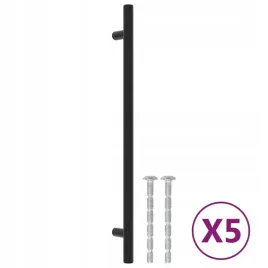 uchwyty-do-szafek-5-szt-czarne-224-mm-stal-ni
