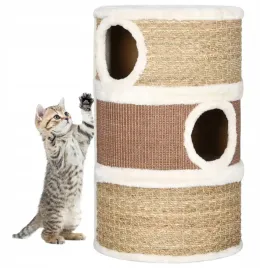 wieza-do-drapania-dla-kota-60-cm-trawa-morska
