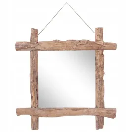 lustro-w-ramie-z-belek-70x70-cm-drewno-tekowe-z-odzysku