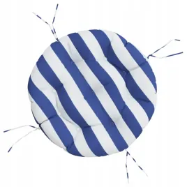 okragla-poduszka-niebiesko-biale-paski-o-60-x11