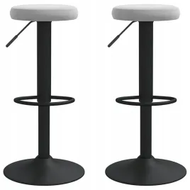 stolki-barowe-2-szt-jasnoszare-obite-aksamitem