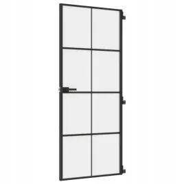 drzwi-wewnetrzne-czarne-83x2015-cm-szklo-i-aluminium
