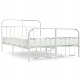 metalowa-rama-lozka-z-wezglowiem-i-zanozkiem-biala-150x200-cm