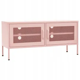 szafka-pod-telewizor-rozowa-105x35x50-cm-stal