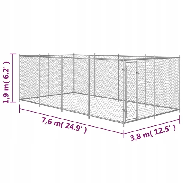 kojec-dla-psa-8-x-4-x-2-m-szerokosc-drzwiczek-45-cm