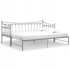 sofa-z-wysuwana-rama-lozka-szara-metalowa-90x20