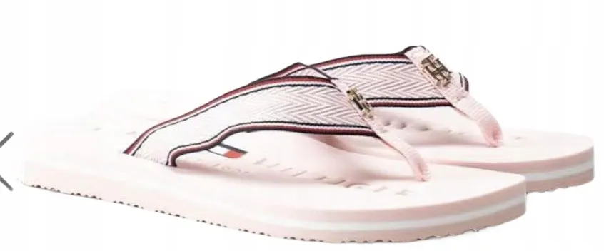 NOWE DAMSKIE JAPONKI TOMMY HILFIGER KLAPKI TH LATO
