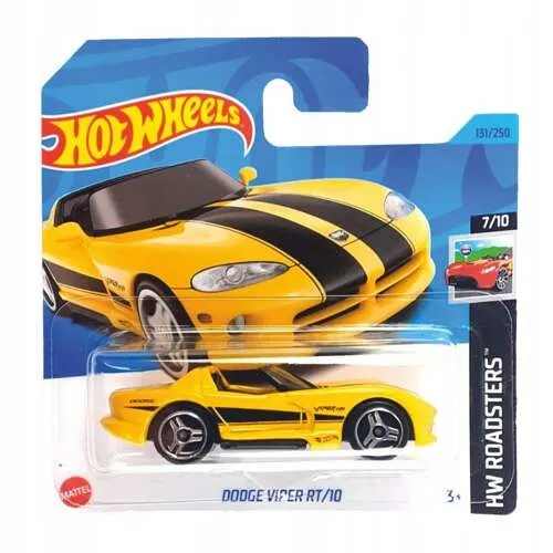 HOT WHEELS DODGE VIPER RT/10 HW ROADSTERS SAMOCHODZIK MATTEL