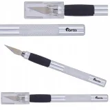 skalpel-precyzyjny-nozyk-noz-do-papieru-kartonu-folii-z-oslona-fortis-150mm-stan-nowy