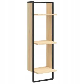 regal-scienny-z-3-polkami-dab-sonoma-30x25x100-cm