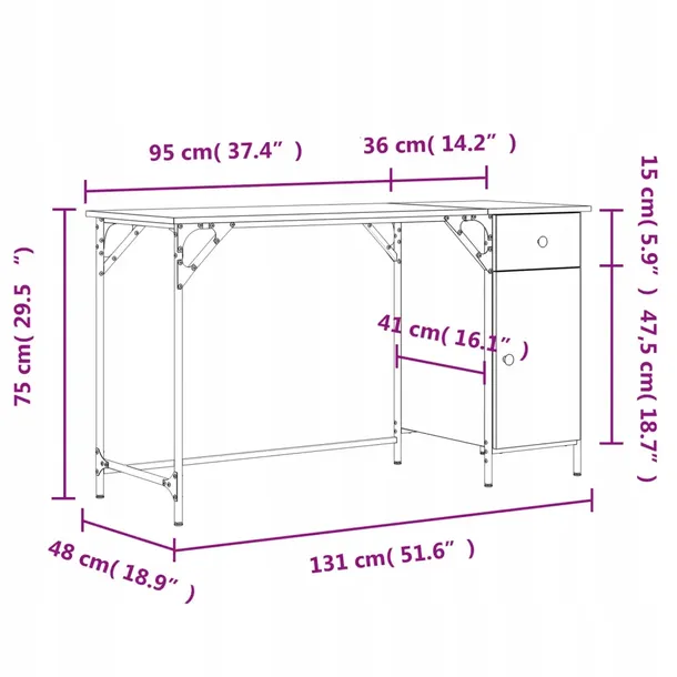 biurko-komputerowe-dab-sonoma-131x48x75-cm-stan-nowy-kolekcja-836219