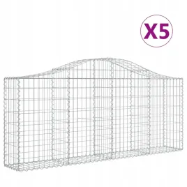 kosze-gabionowe-5-szt-200x30x80-100-cm-galwanizowane-zelazo