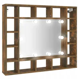 szafka-z-lustrem-i-led-przydymiony-dab-91x15x76