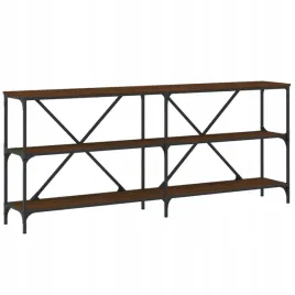 stolik-konsolowy-brazowy-dab-180x30x75-cm