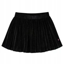 spodniczka-dziecieca-plisowana-z-dodatkiem-lureksu-czarna-128