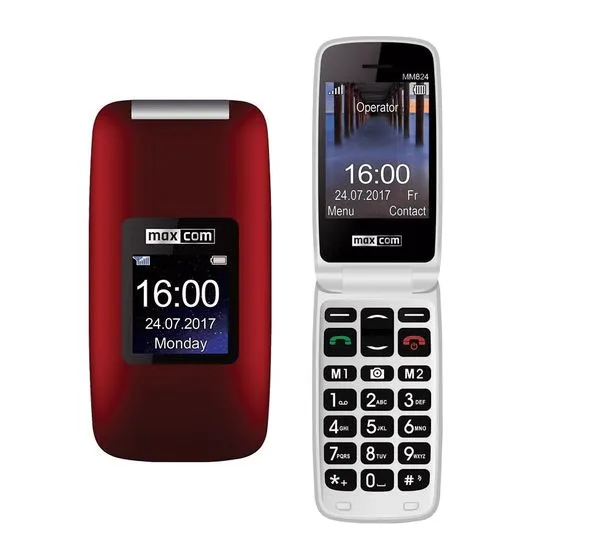maxcom-comfort-mm824-telefon-dla-seniora-klapka-stan-nowy