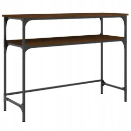 stolik-konsolowy-brazowy-dab-100x355x75-cm