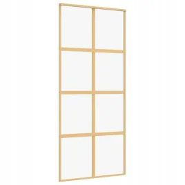 drzwi-przesuwne-zlote-90x205-cm-przezroczyste-szklo-esg