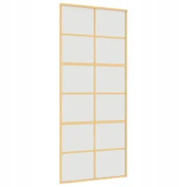 drzwi-przesuwne-zlote-90x205-cm-mrozone-szklo-esg-aluminium