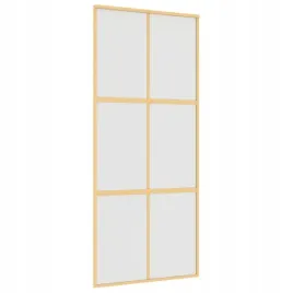 drzwi-przesuwne-zlote-90x205-cm-mrozone-szklo-esg-aluminium