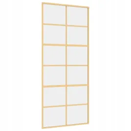 drzwi-przesuwne-zlote-90x205-cm-przezroczyste-szklo-esg