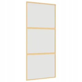 drzwi-przesuwne-zlote-90x205-cm-mrozone-szklo-esg-aluminium