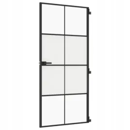 drzwi-wewnetrzne-czarne-93x2015-cm-szklo-i-aluminium