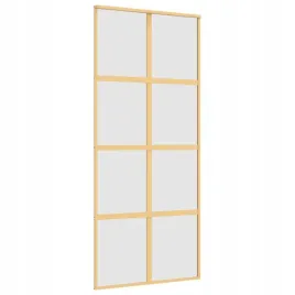 drzwi-przesuwne-zlote-90x205-cm-mrozone-szklo-esg-aluminium