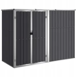 szopa-ogrodowa-antracytowa-225x89x161-cm-stal-galwanizowana