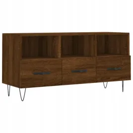 szafka-pod-tv-brazowy-dab-102x36x50-cm