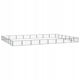 kojec-dla-psa-28-panele-czarny-100x50-cm-stal