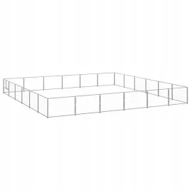 kojec-dla-psa-srebrny-36-m-stalowy