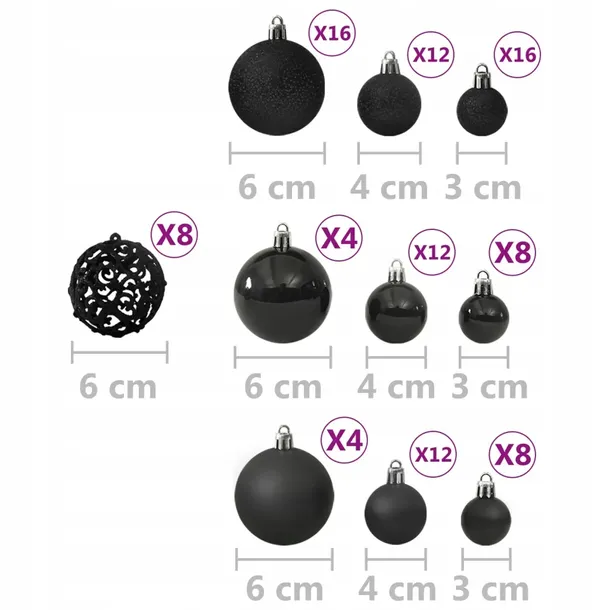 zestaw-bombek-100-elementow-czarny-kolor-czarny